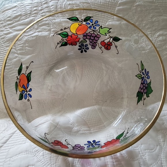 1980 VINTAGE ROMANIAN CLEAR CRYSTAL BIG BOWL, ALL HAND CRAFTED. - Picture 14 of 14